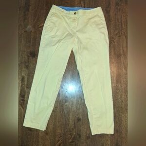 Talbots The Weekend Chino Pants In Butter Yellow Size 6P